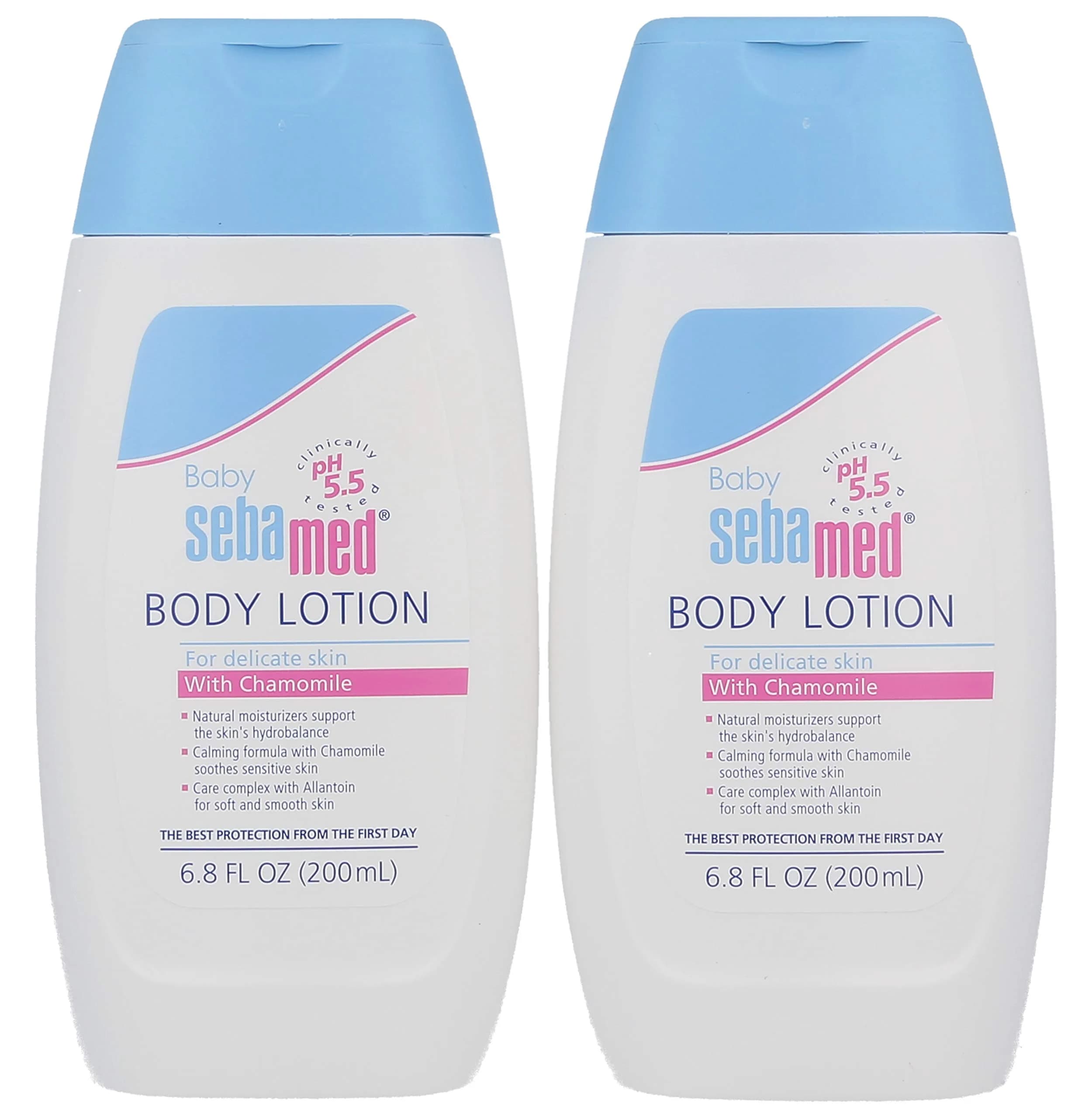Sebamed Baby Lotion, 6.8 Fl Oz (Pack of 2) | pH 5.5, Hypoallergenic, Moisturizes & Protects