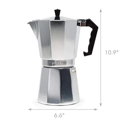 Primula Classic Stovetop Espresso Coffee Maker 12 Cups | Compact, Durable Aluminum, Easy to Use & Clean thumbnail 4