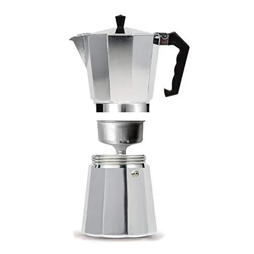 Primula Classic Stovetop Espresso Coffee Maker 12 Cups | Compact, Durable Aluminum, Easy to Use & Clean thumbnail 3
