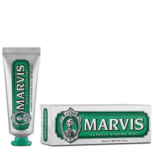Marvis Classic Strong Mint Toothpaste 37ml (1.3 oz) | Fluoride-Free Oral Care thumbnail 2