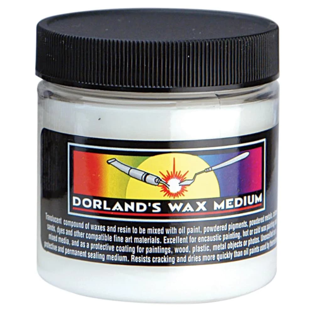 Jacquard Dorlands Wax - 16 Fl Oz | Versatile Pure Wax & Damar Resin for Art & Sealing — 4 Fl Oz