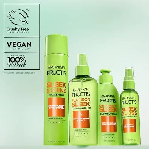 Garnier Fructis Sleek & Shine Hairspray, Extra Strong Hold 236ml (8.25 oz) | 24-Hour Anti-Humidity & Frizz Control thumbnail 8