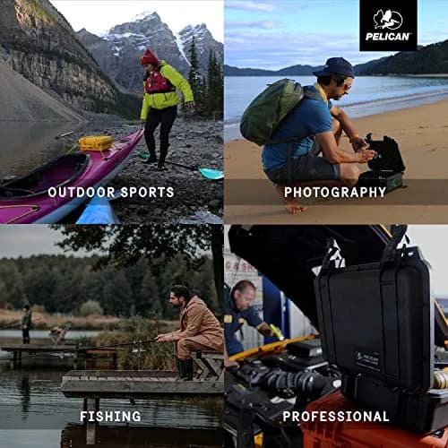 Pelican 1170 Case With Foam (Black) 26.8 cm x 15.3 cm x 8 cm | Watertight & Crushproof Protection thumbnail 4
