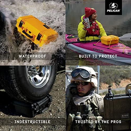 Pelican 1170 Case With Foam (Black) 26.8 cm x 15.3 cm x 8 cm | Watertight & Crushproof Protection thumbnail 2