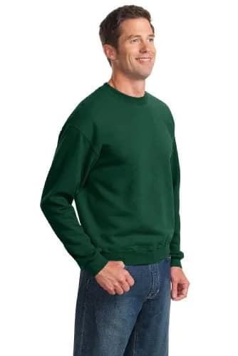 Jerzees NuBlend Crewneck Sweatshirt Maroon Small | 8 oz Pill-Resistant Fleece thumbnail 4