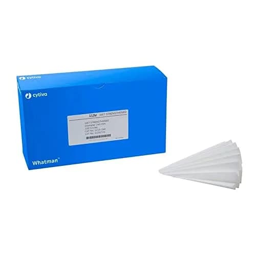 Whatman 1213-150 Quantitative Folded Filter Paper 150mm | High Loading Capacity & Fast Flow thumbnail 1