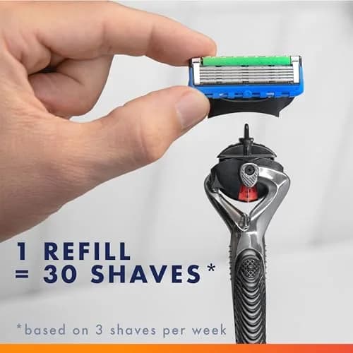 Gillette ProGlide Razor Refills for Men, 8 Razor Blade Refills | Ultra-Sharp Blades with Microfins & Trimmer (70-120 chars) thumbnail 4
