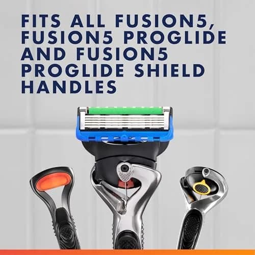 Gillette ProGlide Razor Refills for Men, 8 Razor Blade Refills | Ultra-Sharp Blades with Microfins & Trimmer (70-120 chars) thumbnail 5