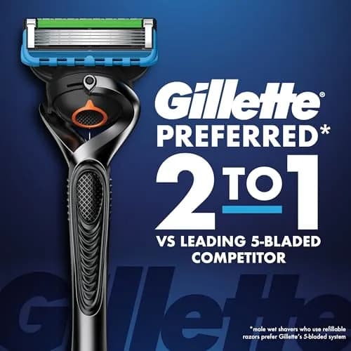 Gillette ProGlide Razor Refills for Men, 8 Razor Blade Refills | Ultra-Sharp Blades with Microfins & Trimmer (70-120 chars) thumbnail 2