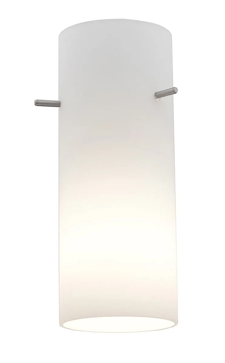 Access Lighting Cylinder Pendant Glass Shade 10in | Opal Glass Finish, Brushed Steel (70-120 chars) — Opal Glass Finish