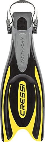 CressiFins, Black/Yellow, S/M | Open-Heel Diving Fins for Water Sports in India thumbnail 2