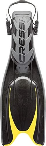 CressiFins, Black/Yellow, S/M | Open-Heel Diving Fins for Water Sports in India thumbnail 3