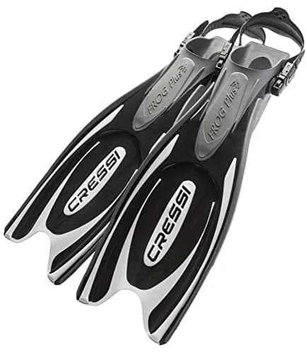 Cressi Frog Plus Open-Heel Scuba Fins | 20% Larger Blade, Channeling Power, Fall Water Sports thumbnail 7