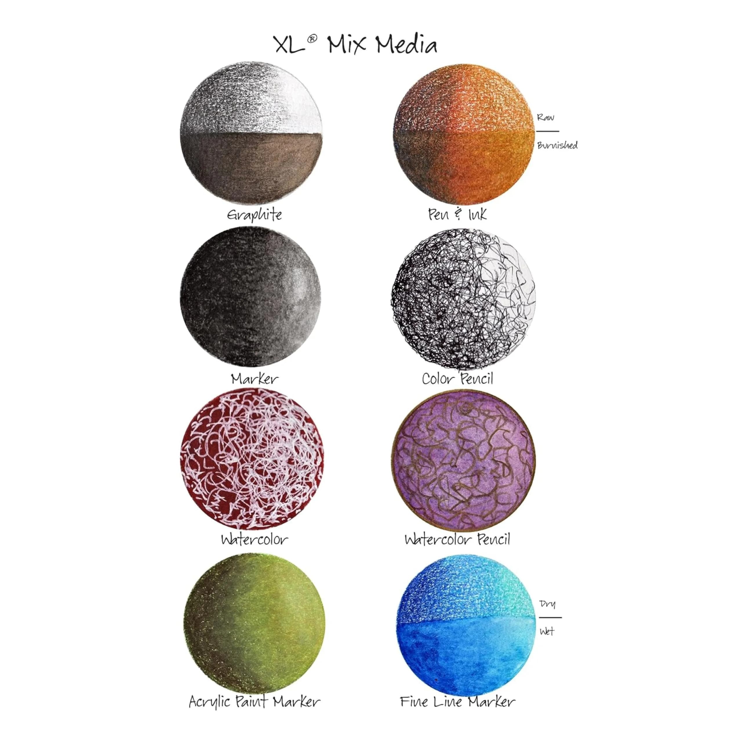 Canson XL Mix Media Pad 7x10 Inch | 60 Sheets, 160gsm Acid-Free Paper for Art Students - view 5
