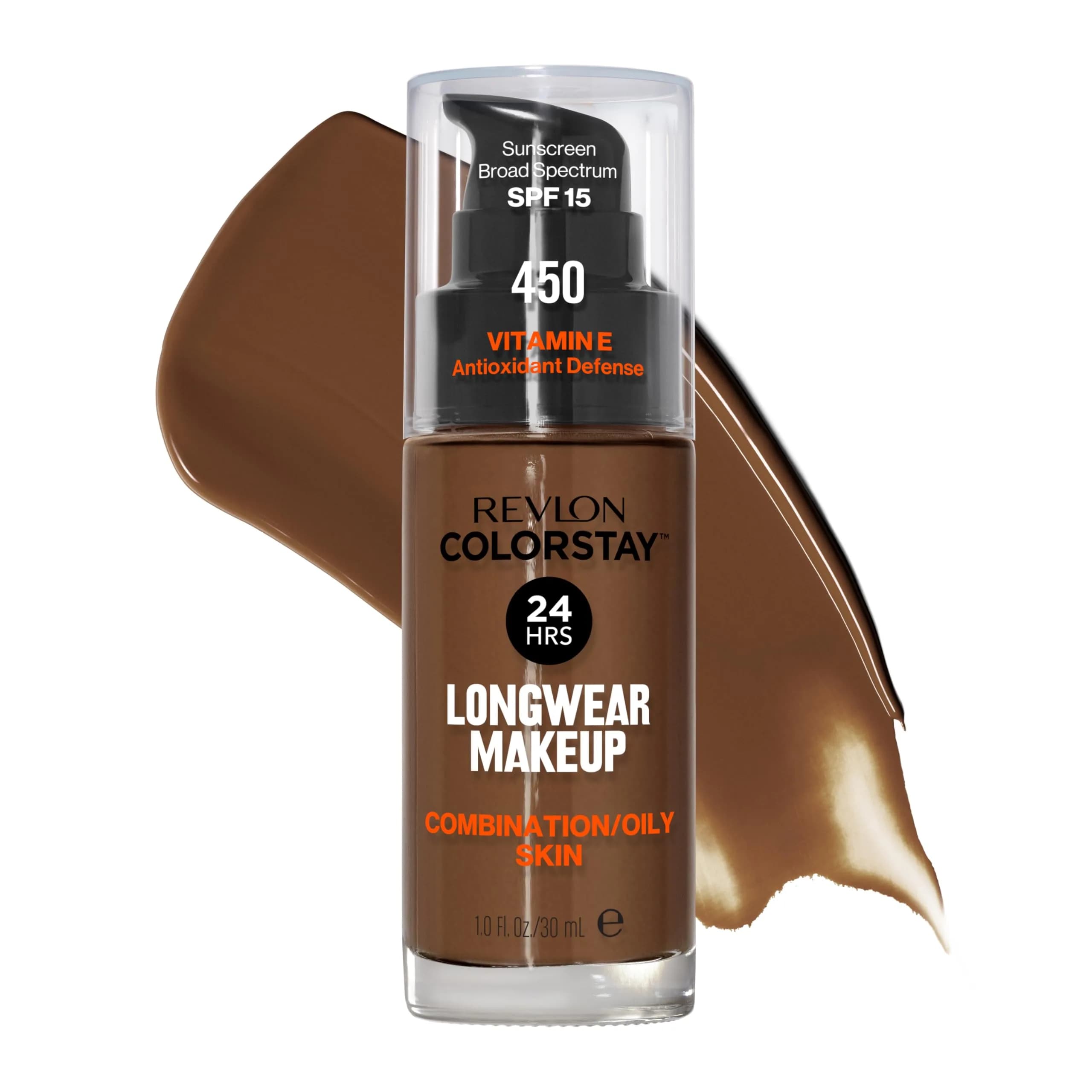 Revlon Colorstay Liquid Foundation Mocha 1 fl oz (29.57 ml) | For Combination/Oily Skin, SPF 15 thumbnail 1