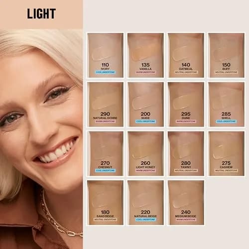 Revlon Colorstay Longwear Makeup Foundation, 220 Natural Beige, 1 Fl Oz (29.57 ml) | Oily/Combination Skin, Matte Finish thumbnail 6