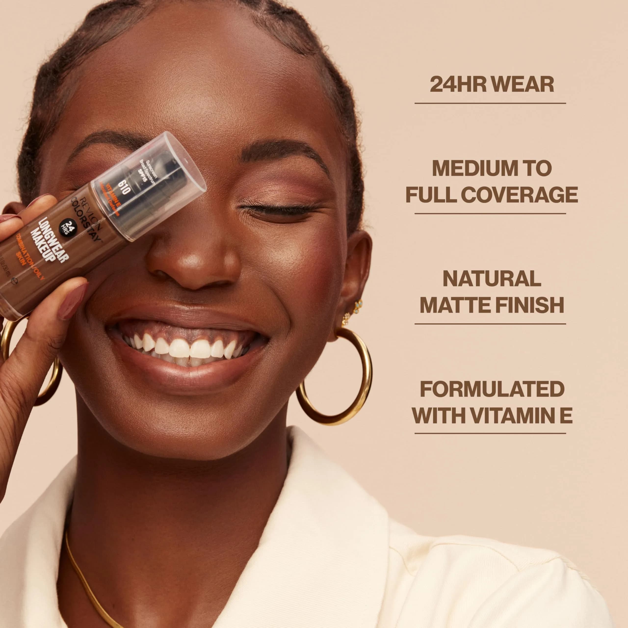 Revlon Colorstay Makeup 340 Early Tan for Combination/Oily Skin, 30ml - view 3