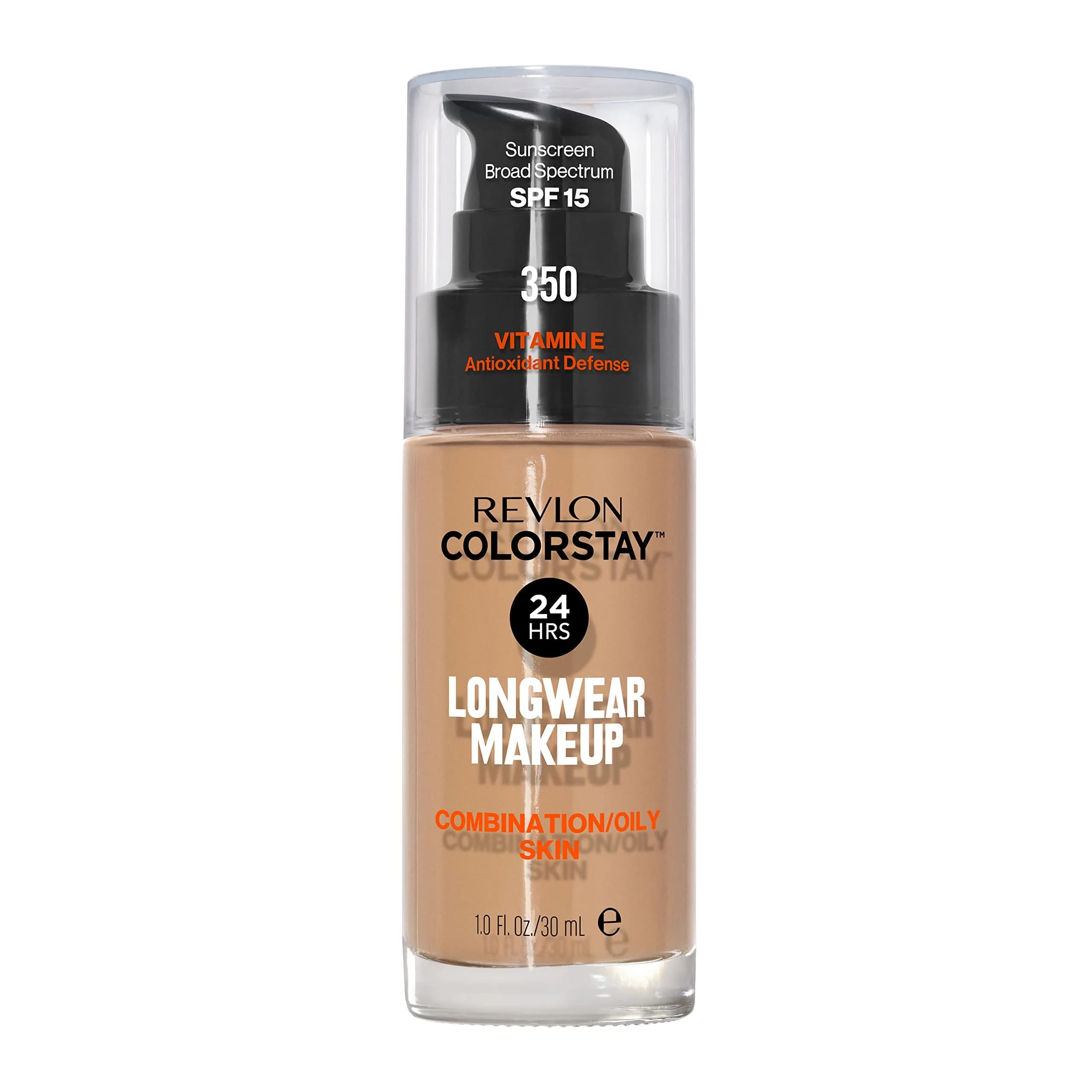 Revlon Colorstay Makeup for Combination/Oily Skin SPF 15, Natural Tan, 30ml (1 Fl Oz) | Life-Tested 24-Hour Wear