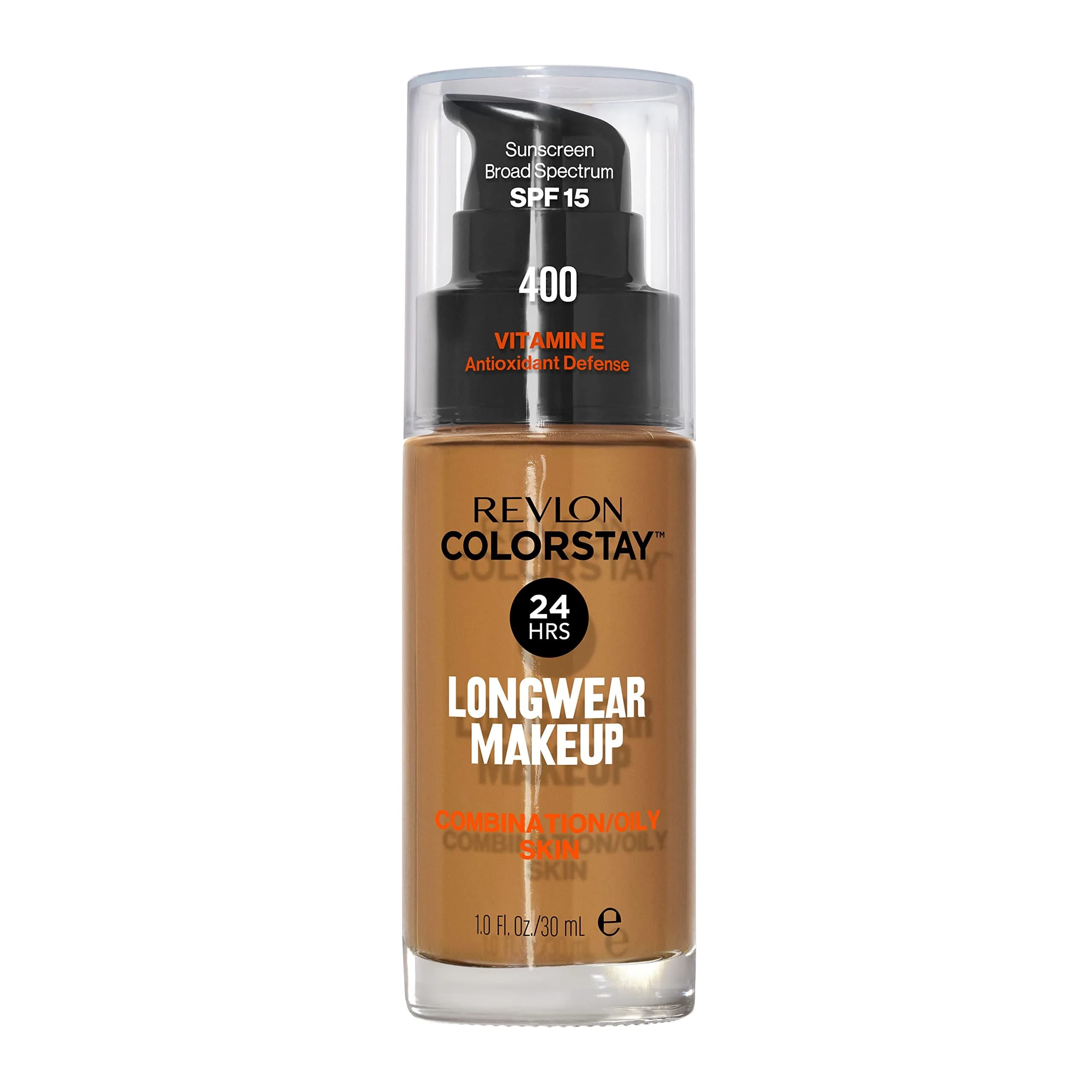 Revlon Colorstay Makeup 400 Caramel for Combination/Oily Skin, 30ml | 24-Hour Wear - main product image