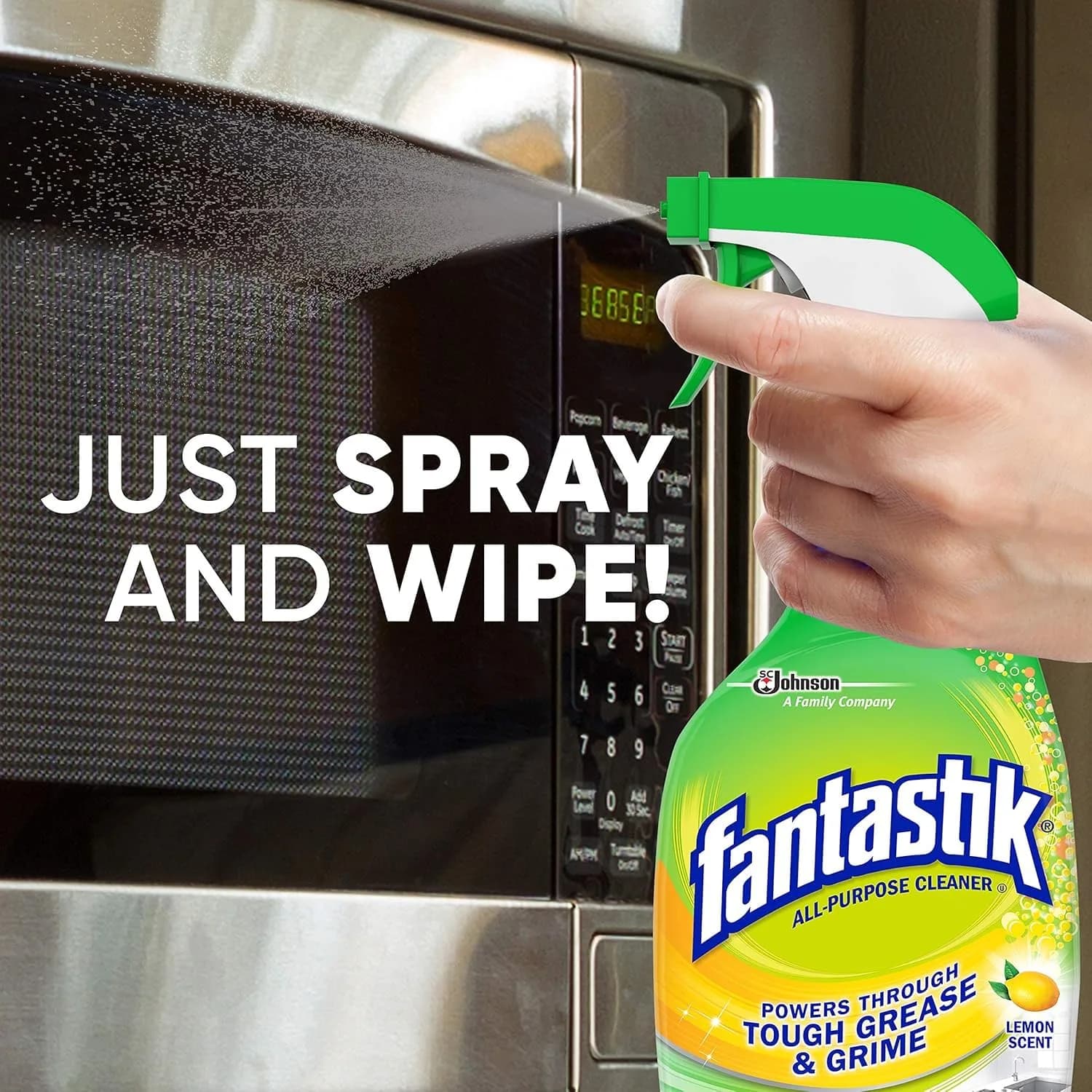 Fantastik All-Purpose Cleaner Trigger Lemon Scent 946ml (32 fl oz) | Kills 99.9% of Germs & Viruses - view 3