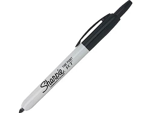 Sharpie Retractable Permanent Markers Fine Tip Black | Bold, Water-Resistant, Quick-Dry (70-120 chars) thumbnail 4