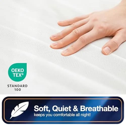 Bed Bug Blocker All-in-One Mattress Protector Encasement Queen White | Triple Seal Protection, Water & Stain Resistant thumbnail 4