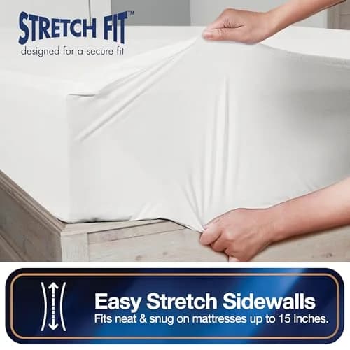 Bed Bug Blocker All-in-One Mattress Protector Encasement Queen White | Triple Seal Protection, Water & Stain Resistant thumbnail 3