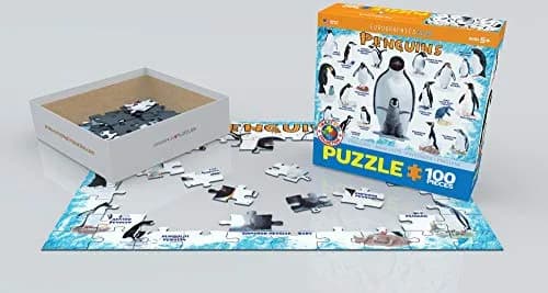 EuroGraphics Penguins 100 Piece Jigsaw Puzzle | Educational Toy for Kids 3-6 Years thumbnail 3