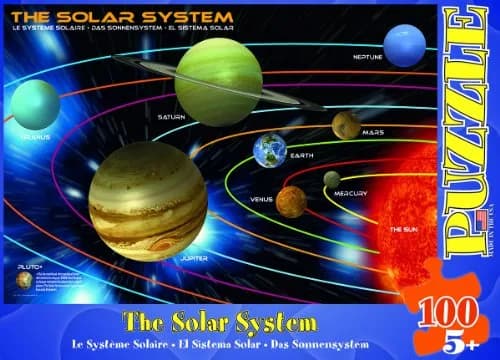 EuroGraphics The Solar System 100 Piece Jigsaw Puzzle | Educational Space Theme for Kids thumbnail 4