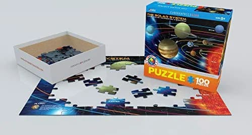 EuroGraphics The Solar System 100 Piece Jigsaw Puzzle | Educational Space Theme for Kids thumbnail 3