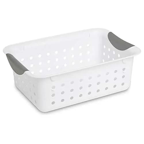 Sterilite Small Ultra Basket 27.61 cm (11.12"L x 8"W x 4"H) | Ventilated Storage for Home thumbnail 1
