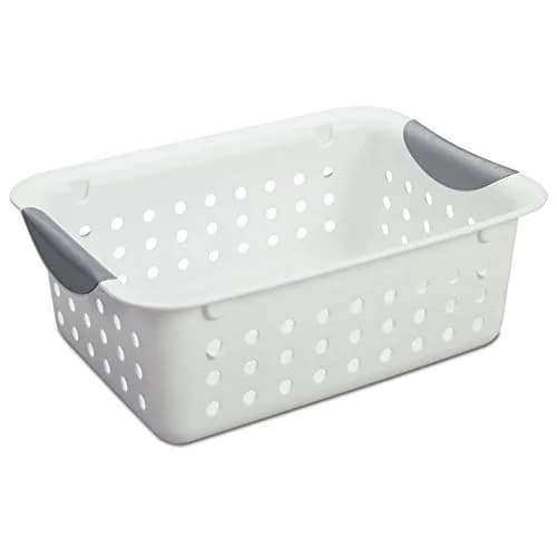 Sterilite Small Ultra Basket 27.61 cm (11.12"L x 8"W x 4"H) | Ventilated Storage for Home thumbnail 4