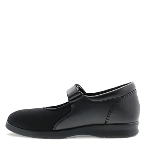 Drew Women's Bloom II Comfortable Mary Jane Stretch Shoes for Women with Extra Depth Black Leather/Stretch 8.5 W US thumbnail 5
