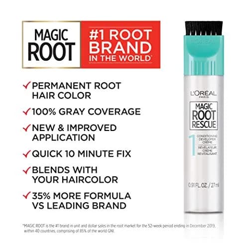 L'Oreal Paris Magic Root Permanent Hair Color Kit 4 Dark Brown 1 Count | 10-Minute Gray Coverage thumbnail 2