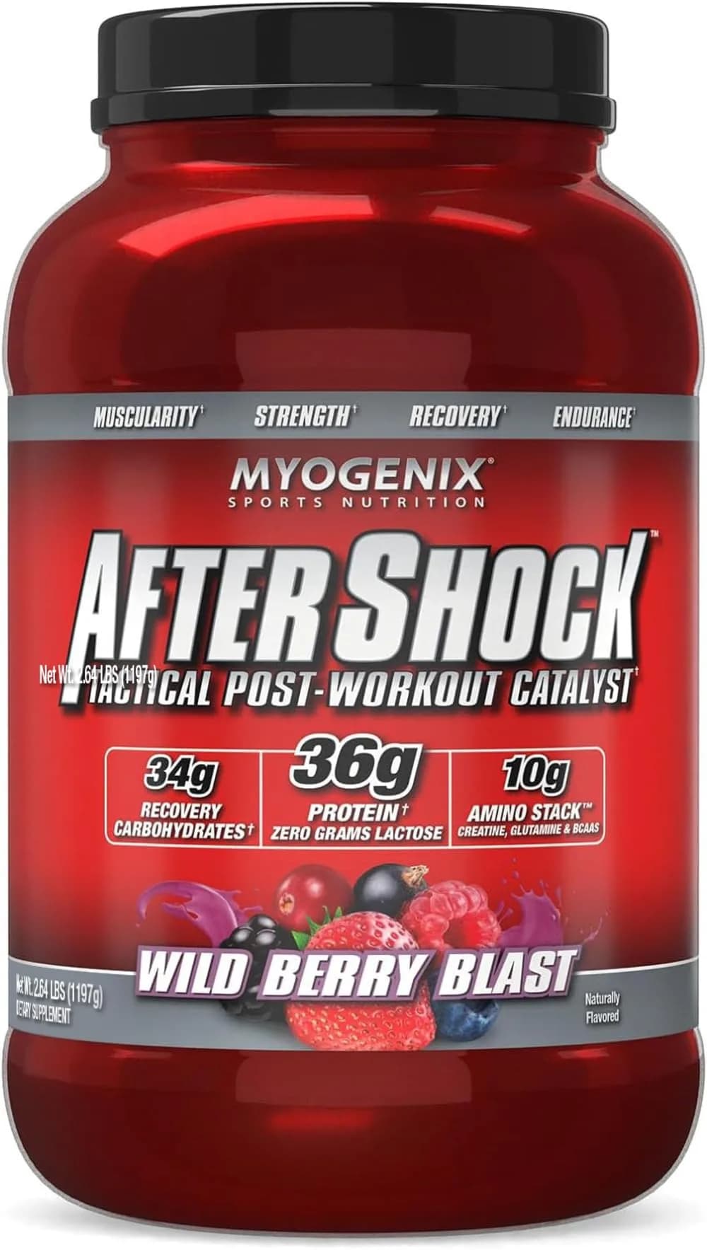 Myogenix Aftershock Post Workout 3 lbs | Supports Muscle Growth & Recovery
