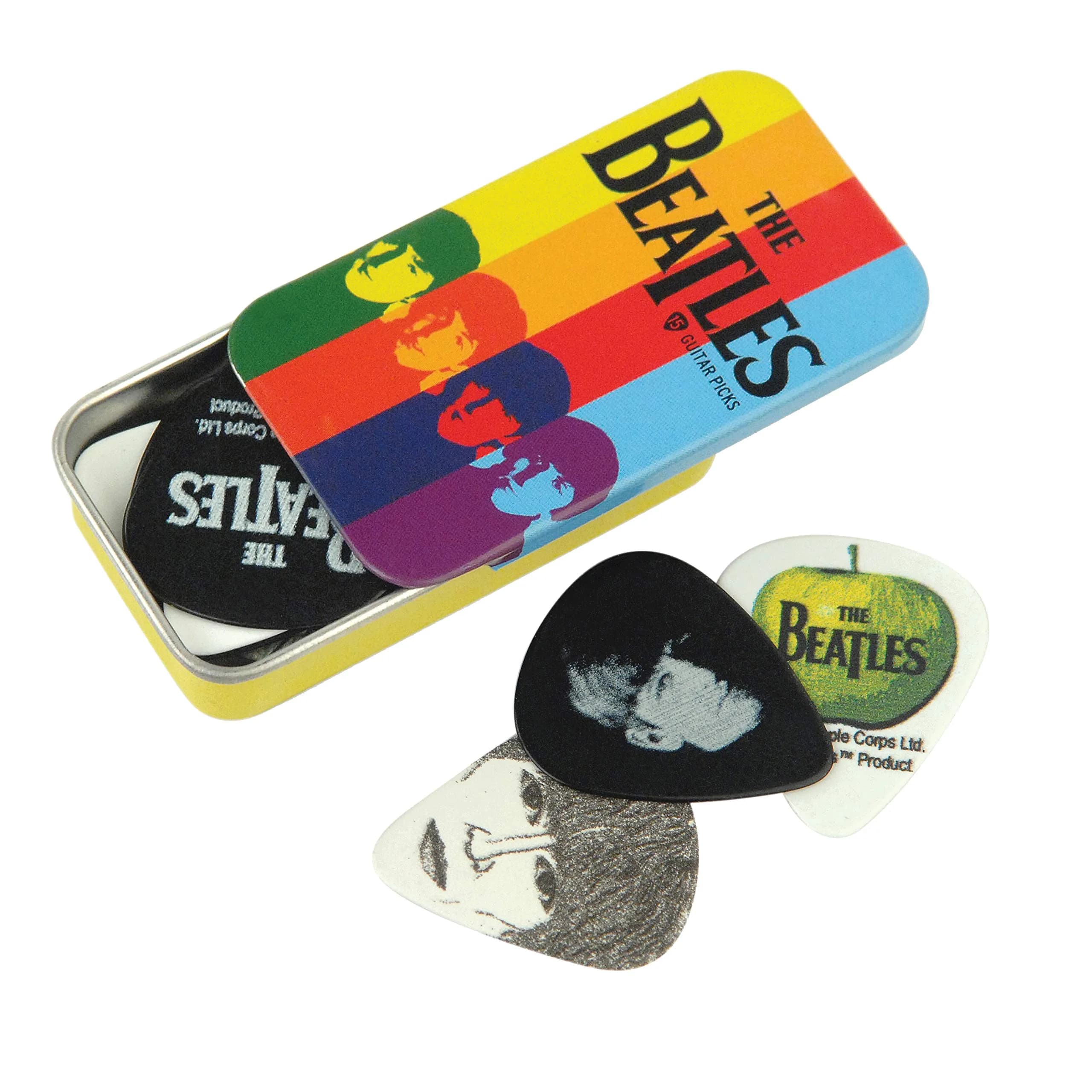 D'Addario Beatles Guitar Picks - Stripes Design - Medium Gauge (10-Pack) - main product image