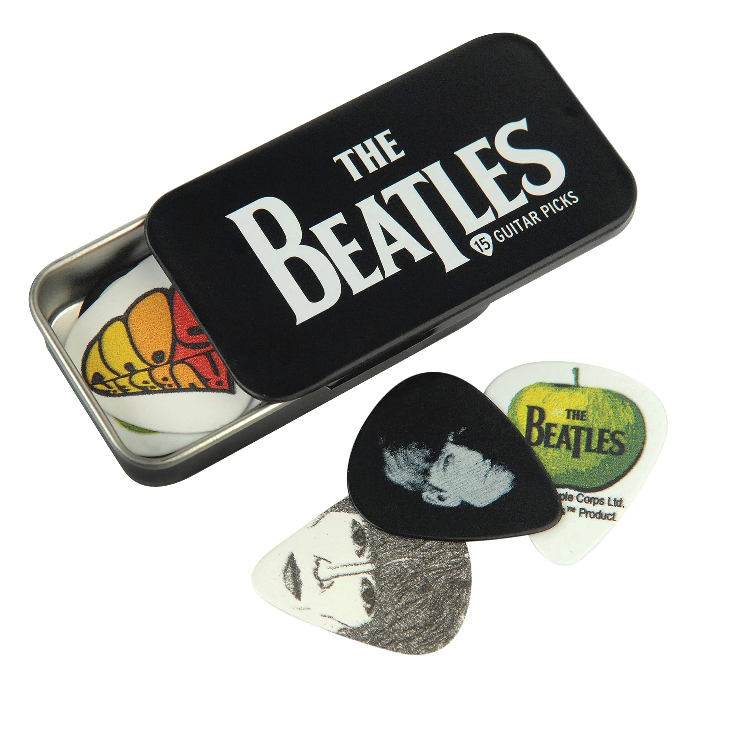 D'Addario Beatles Logo Guitar Picks - Collectible Album Tin, Medium Gauge - main product image