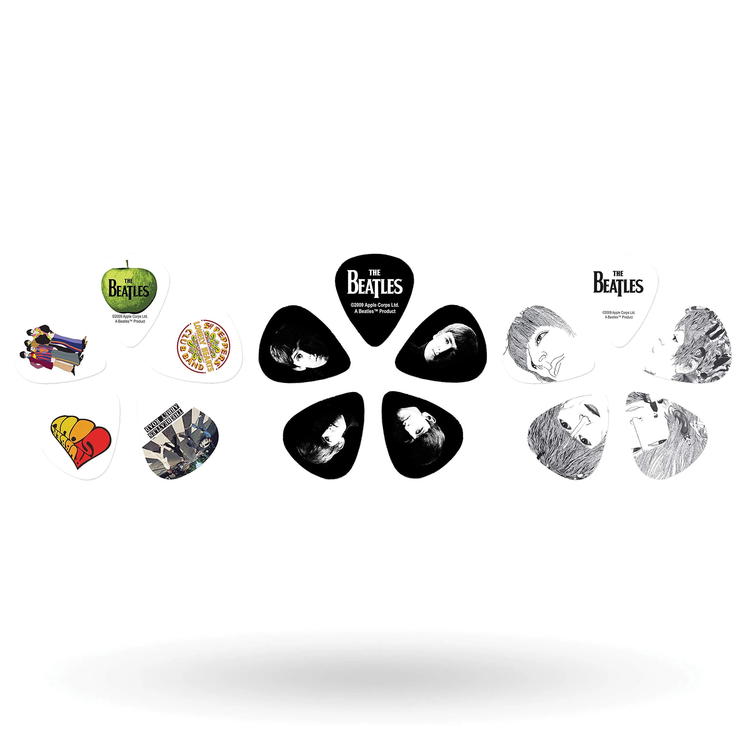 D'Addario Beatles Sgt. Pepper Guitar Picks Tin | 15 Medium Celluloid Picks - view 2