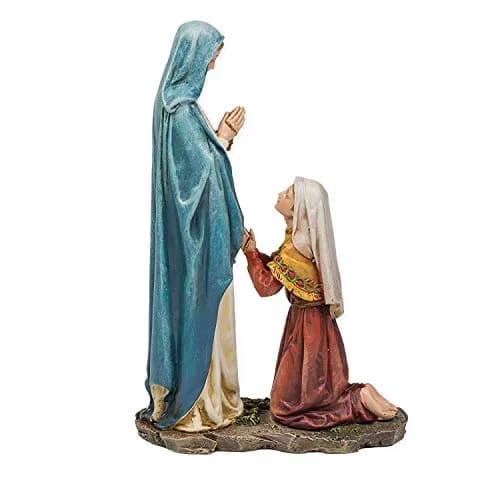 Roman Our Lady of Lourdes Statue 10.5" | Faith Decor for Prayer Spaces thumbnail 4