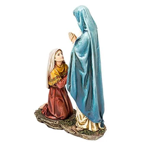 Roman Our Lady of Lourdes Statue 10.5" | Faith Decor for Prayer Spaces thumbnail 5