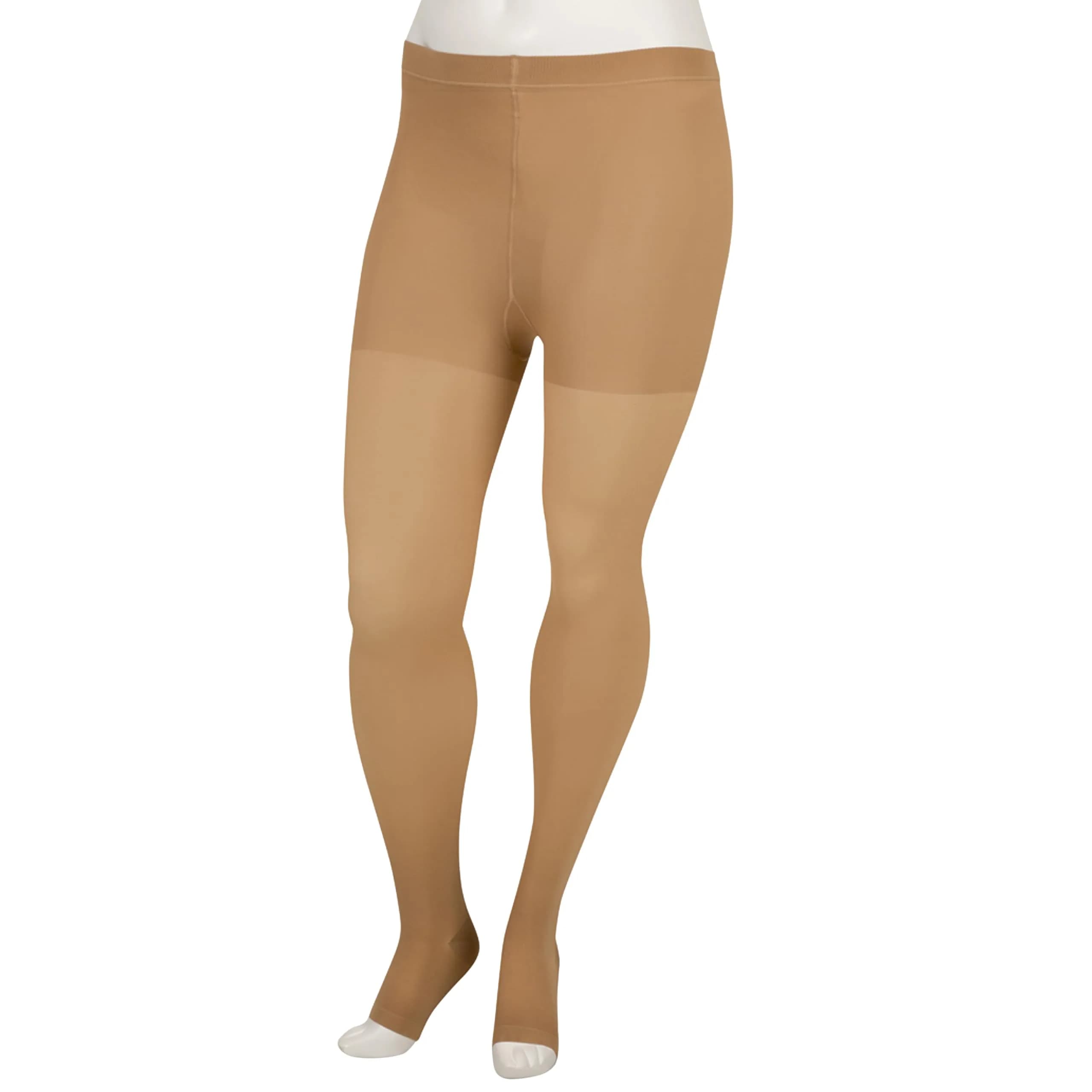Juzo Basic 4411 Pantyhose Compression 20-30 mmHg Open Toe, Short | Support for Achy Legs & Swelling — 2 (II)