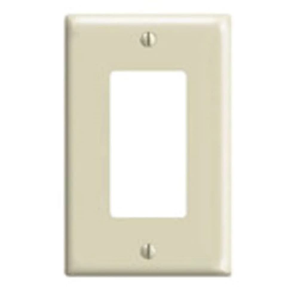 Leviton 1-Gang Decora/GFCI Midway Wallplate Light Almond (20-Pack) | Protects Devices & Hides Irregularities — Light Almond