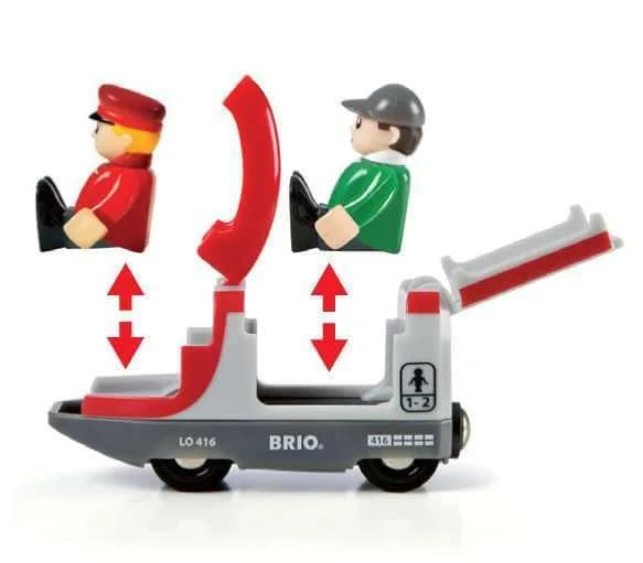 BRIO World 33505 Travel Train Set - 5 Piece Wooden Toy Set for Toddlers | Compatible with All BRIO Railway Toys thumbnail 5