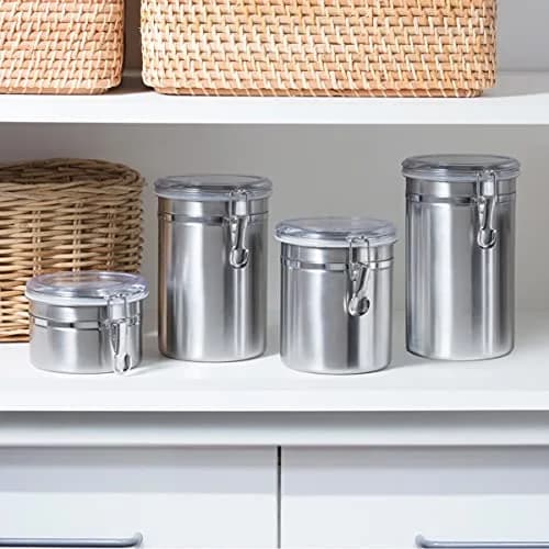 Oggi Stainless Steel Kitchen Canister 26 fl oz | Airtight Food Storage Container with See-Thru Lid thumbnail 6