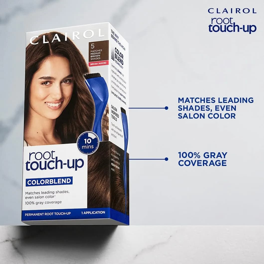 Clairol Root Touch Up Permanent Hair Dye 9 Light Blonde (2.2 Fl Oz / 65ml) | 100% Gray Coverage - view 6