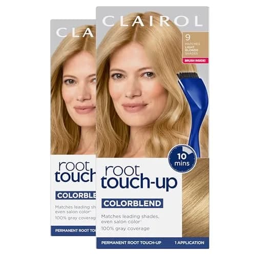Clairol Root Touch Up Permanent Hair Dye 9 Light Blonde (2.2 Fl Oz / 65ml) | 100% Gray Coverage thumbnail 1