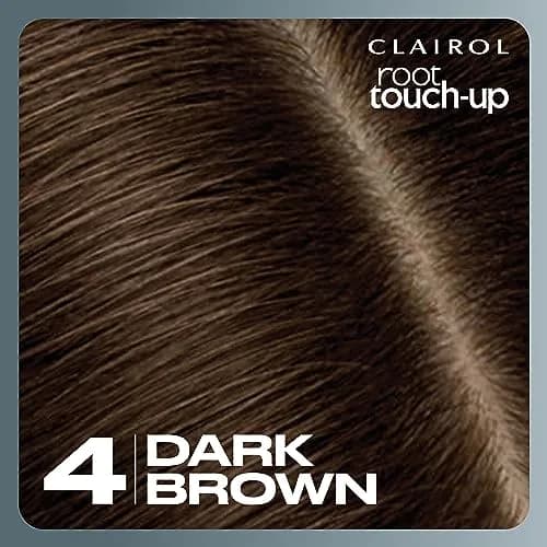 Clairol Root Touch Up Permanent Hair Dye 4 Dark Brown | 2-Pack, Easy 10-Minute Gray Coverage thumbnail 9