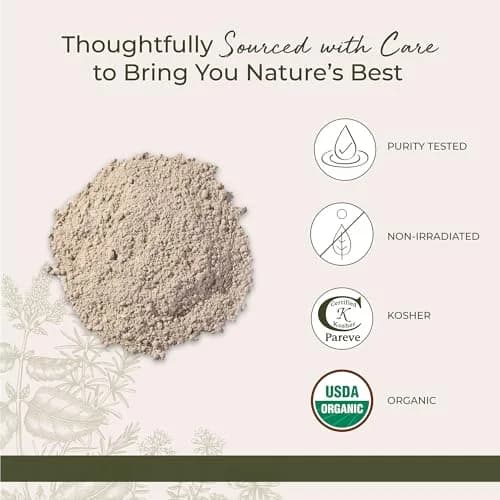 Starwest Botanicals Organic Slippery Elm Bark Powder 454g (1 lb) | Traditional Herb for Tea & Recipes thumbnail 4