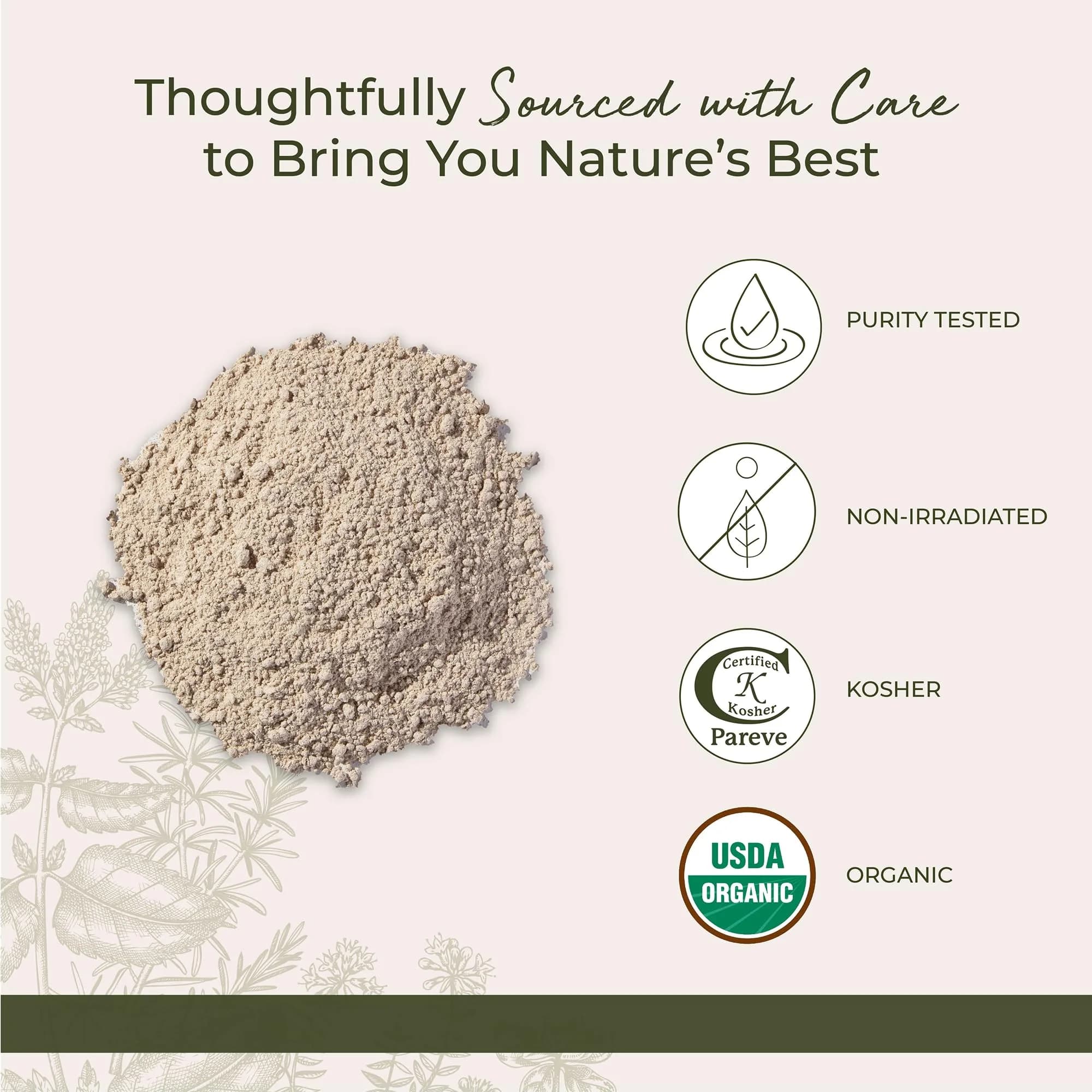 Starwest Botanicals Organic Slippery Elm Bark Powder 454g (1 lb) | Traditional Herb for Tea & Recipes - view 4
