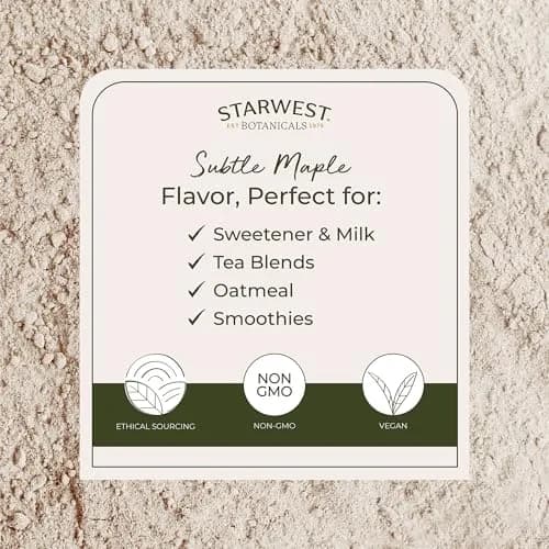 Starwest Botanicals Organic Slippery Elm Bark Powder 454g (1 lb) | Traditional Herb for Tea & Recipes thumbnail 3